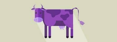 Stand Out Purple Cow