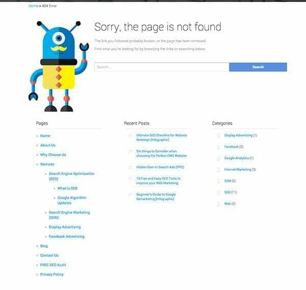 404 Page Not Found Digitrio