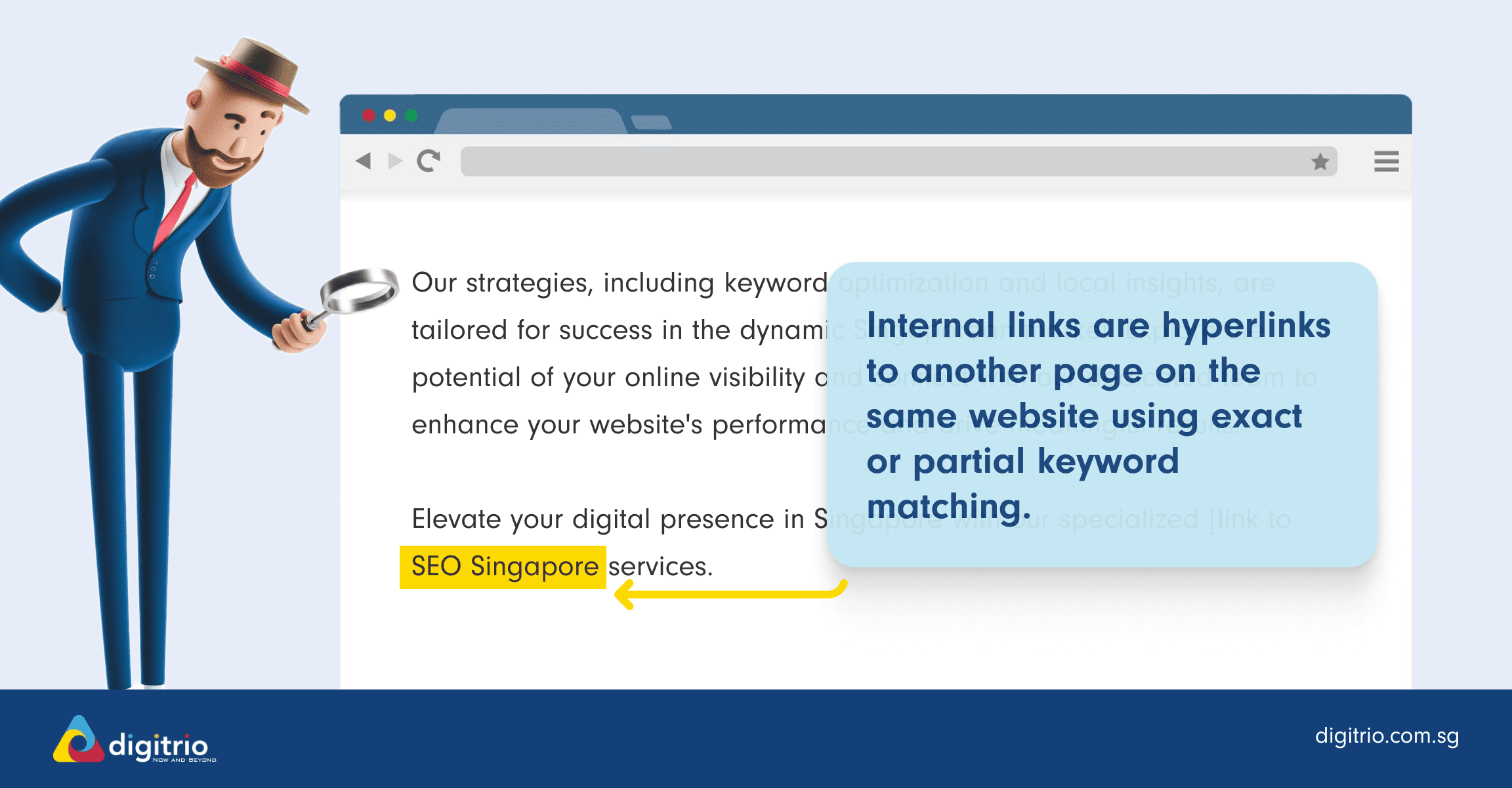 Internal links are key to ranking higher with on page SEO