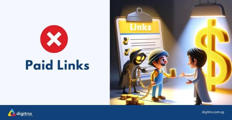 Paid Links are not Recommended by Google