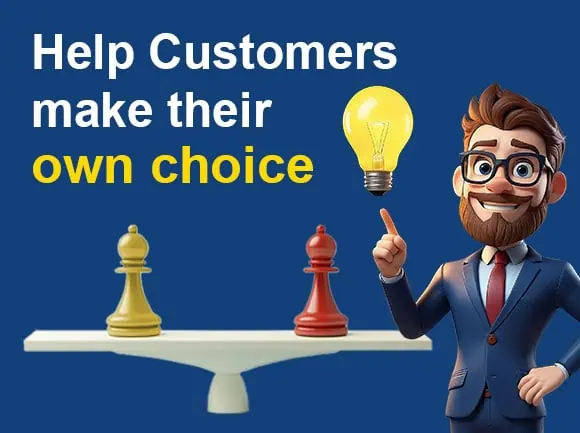 Help Customer Make their Own Choice - Digitrio Help Customer Make their Own Choice - Digitrio