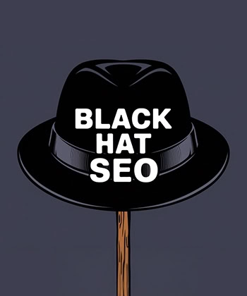 Types of SEO - Black Hat SEO illustration by Digitrio Types of SEO - Black Hat SEO illustration by Digitrio