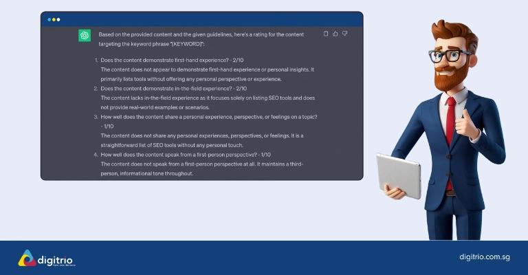 Screenshot of ChatGPT for SEO Tool Screenshot of ChatGPT for SEO Tool
